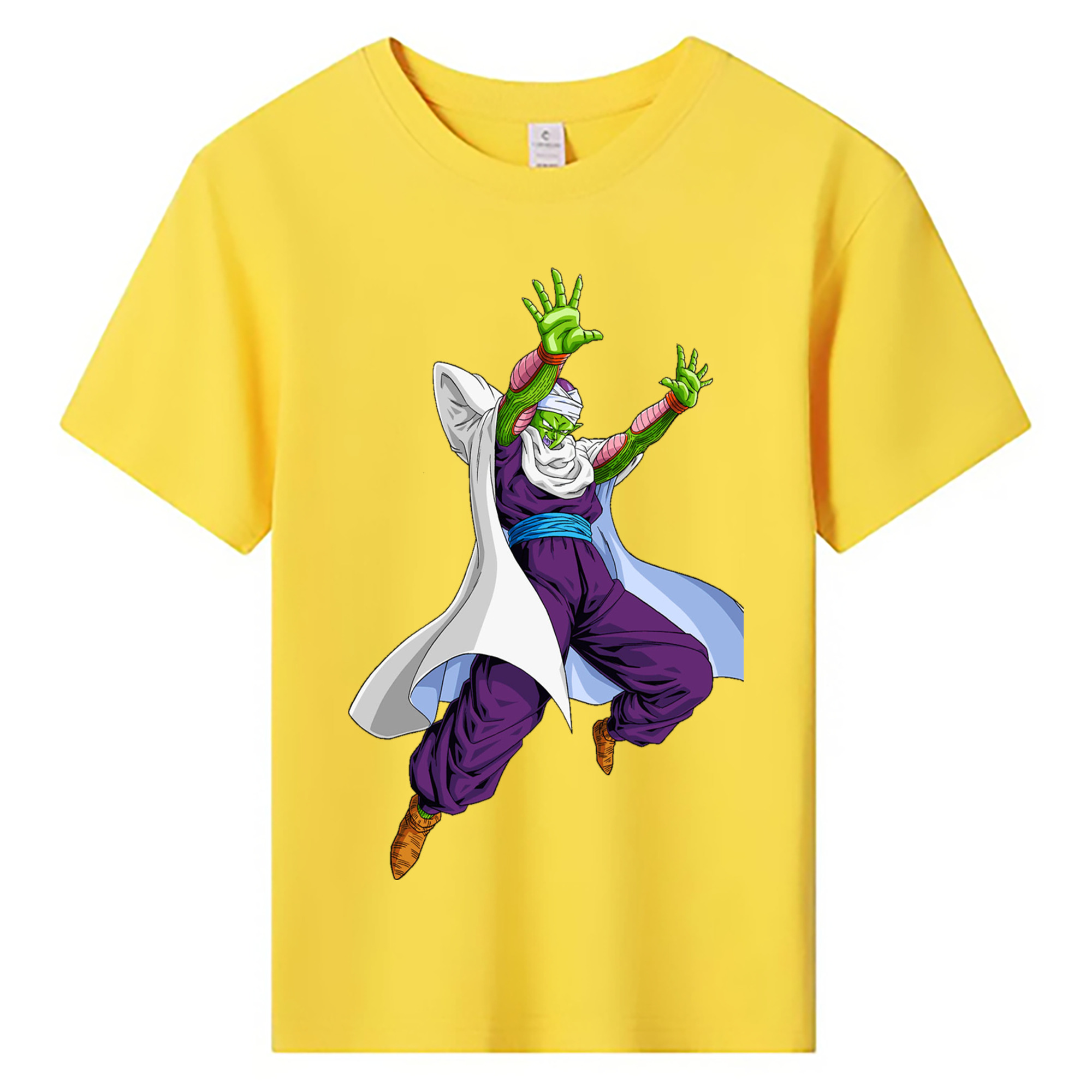 （画像用） ドラゴンボール ピッコロ DRAGON BALL Piccolo 綿100％キッズTシャツ（フロントプリント）