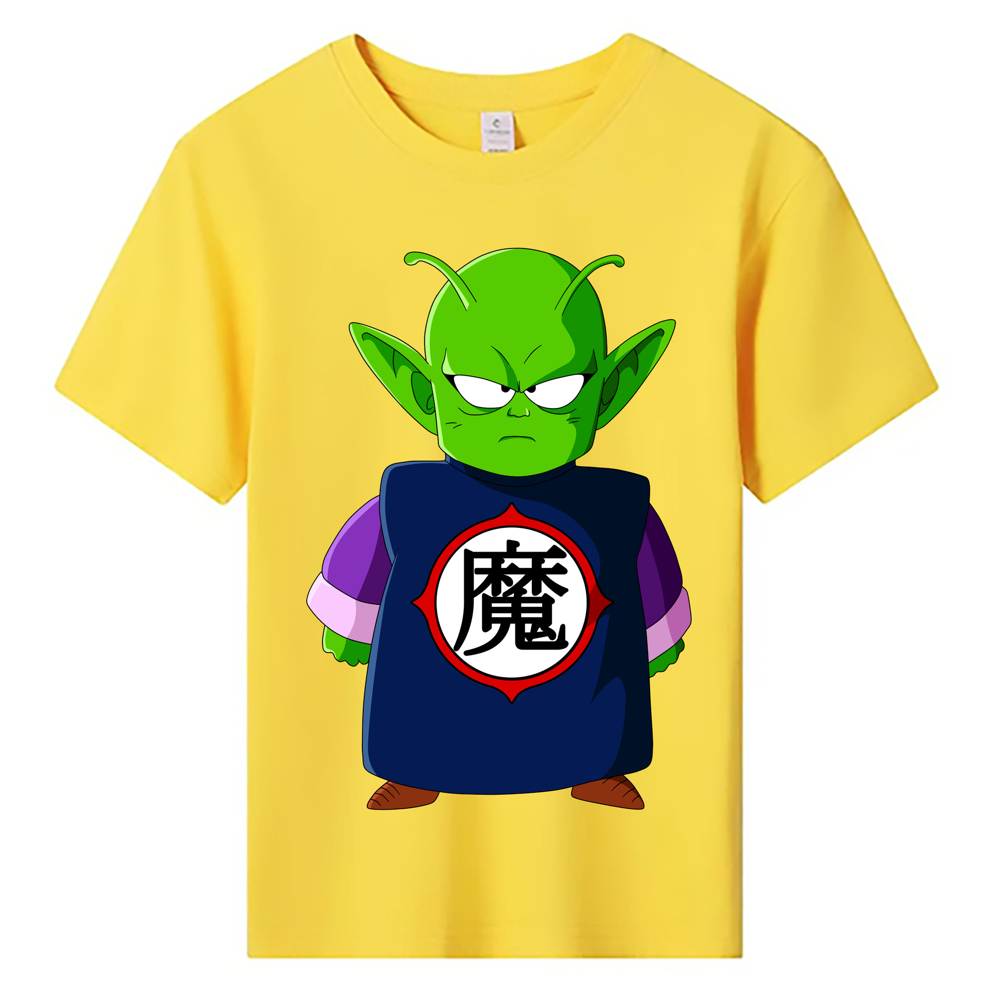 （画像用） ドラゴンボール ピッコロ DRAGON BALL Piccolo 綿100％キッズTシャツ（フロントプリント）