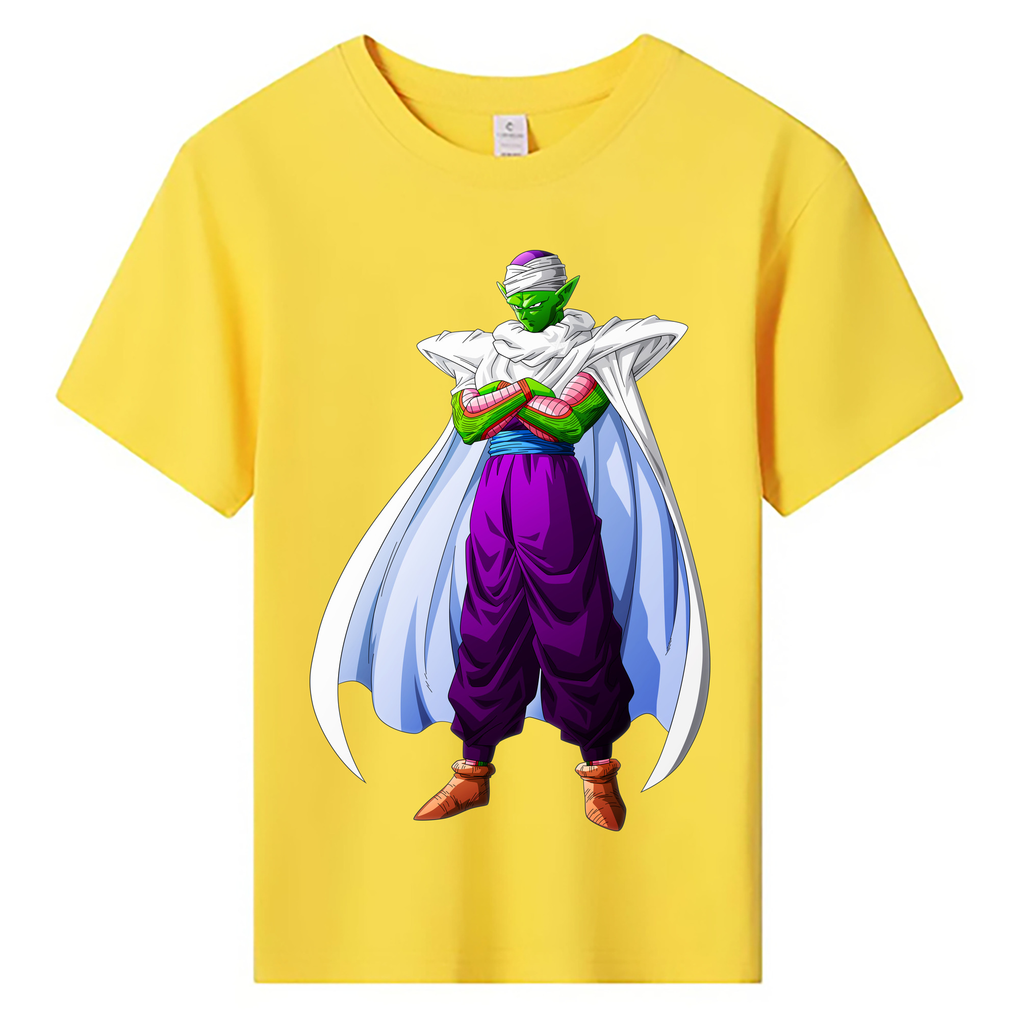 （画像用） ドラゴンボール ピッコロ DRAGON BALL Piccolo 綿100％キッズTシャツ（フロントプリント）