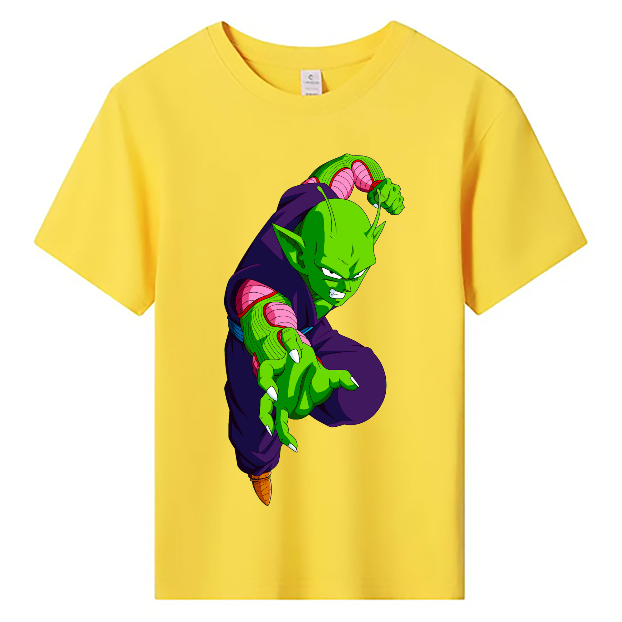 （画像用） ドラゴンボール ピッコロ DRAGON BALL Piccolo 綿100％キッズTシャツ（フロントプリント）