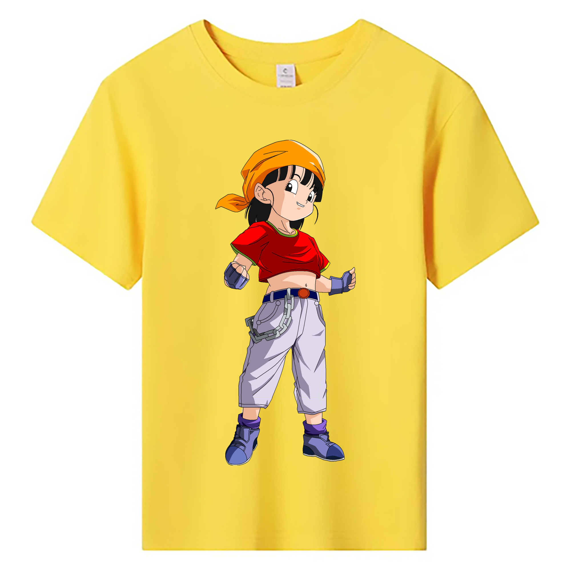 （画像用） ドラゴンボール パン DRAGON BALL Pan 綿100％キッズTシャツ（フロントプリント）