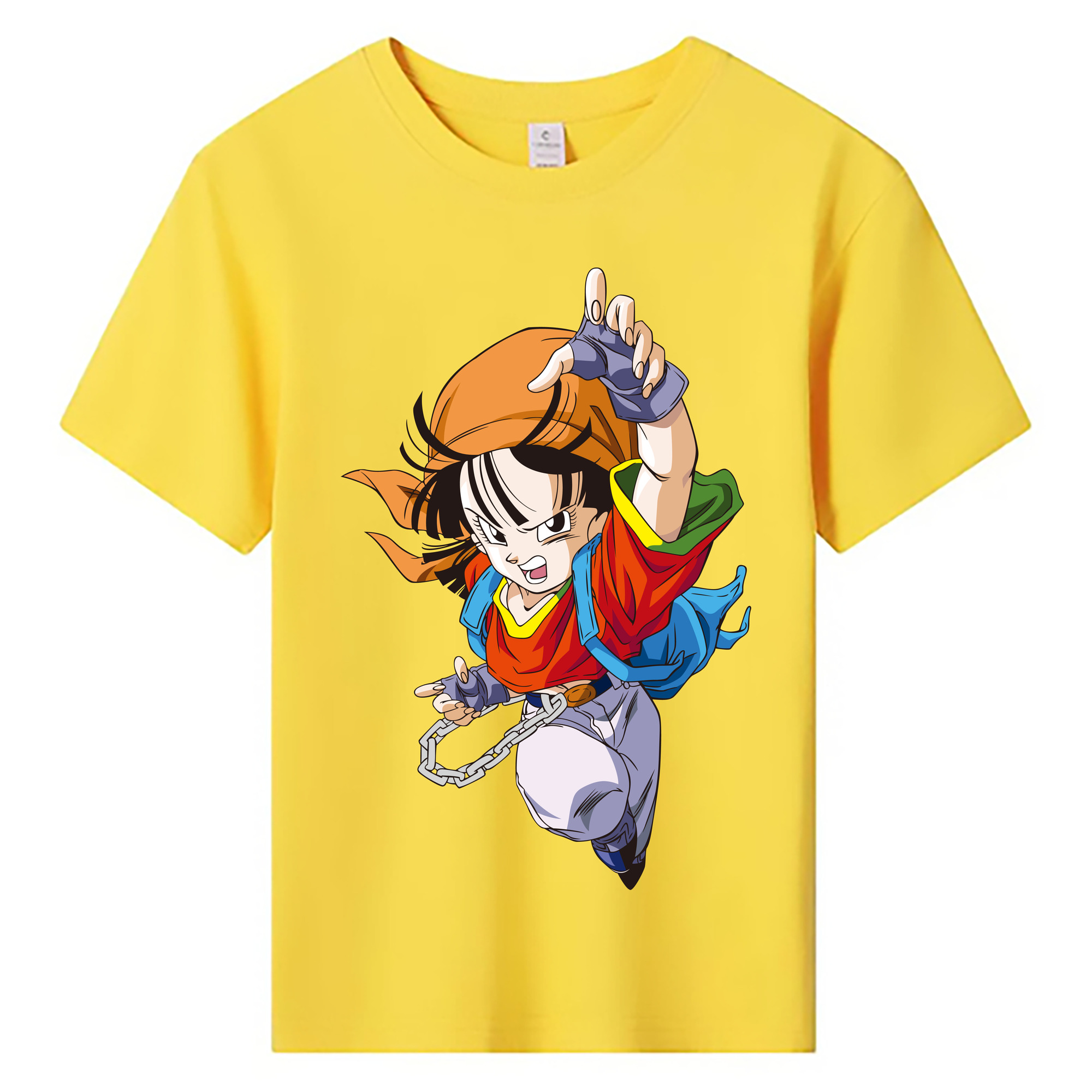 （画像用） ドラゴンボール パン DRAGON BALL Pan 綿100％キッズTシャツ（フロントプリント）