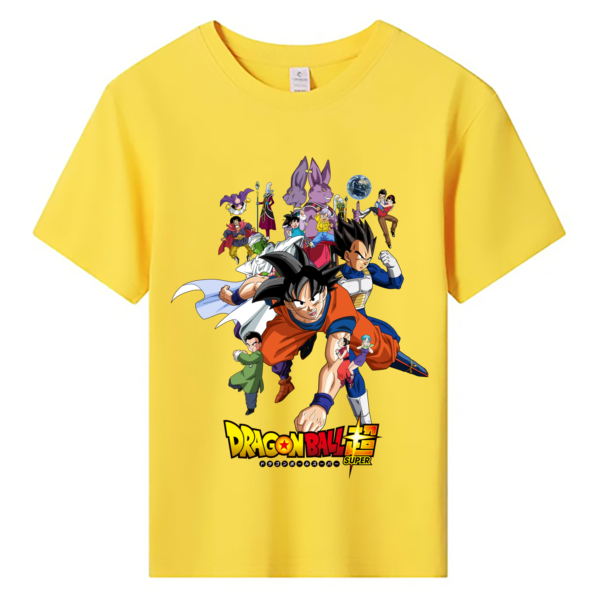 （画像用） ドラゴンボール DRAGON BALL 綿100％キッズTシャツ（フロントプリント）
