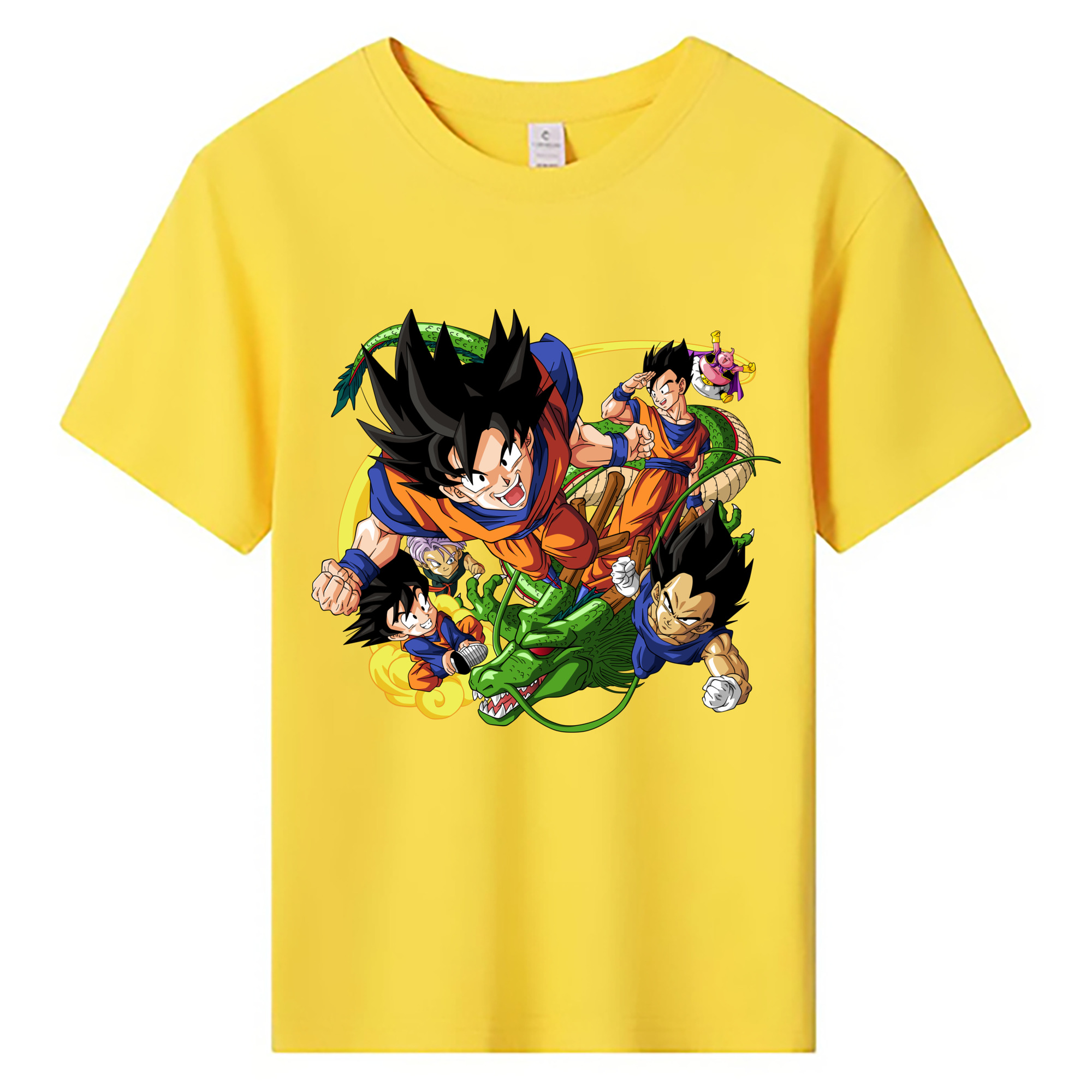 （画像用） ドラゴンボール DRAGON BALL 綿100％キッズTシャツ（フロントプリント）