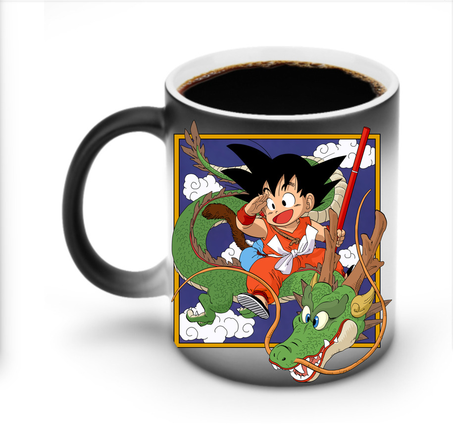 （画像用） ドラゴンボール 孫悟空（そん ごくう）Son Goku カカロット DRAGON BALL Kakarotto 温度変色マグカップ