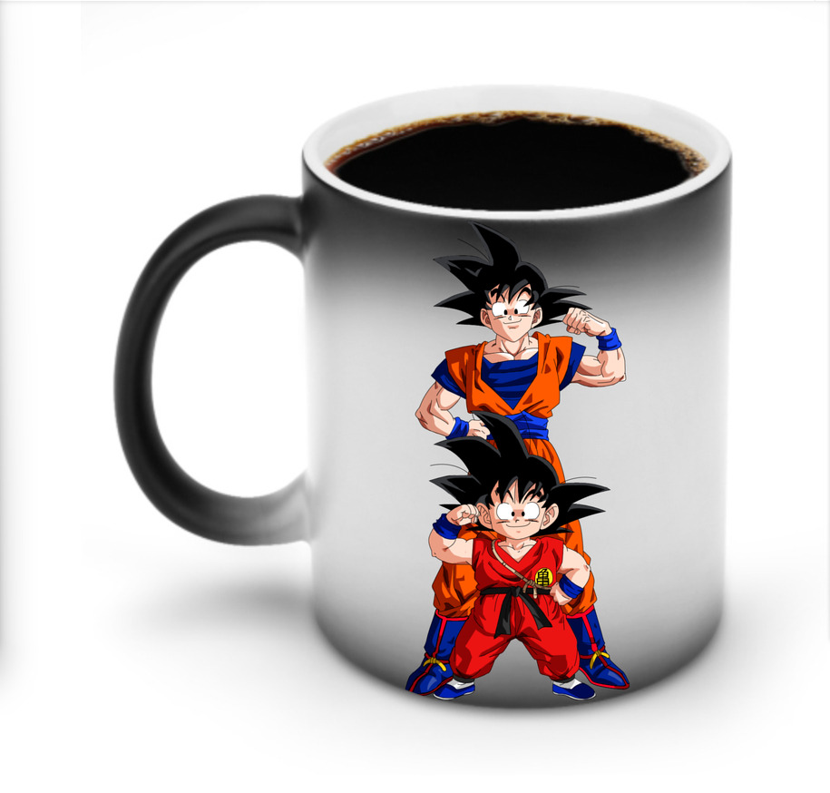 （画像用） ドラゴンボール 孫悟空（そん ごくう）Son Goku カカロット DRAGON BALL Kakarotto 温度変色マグカップ