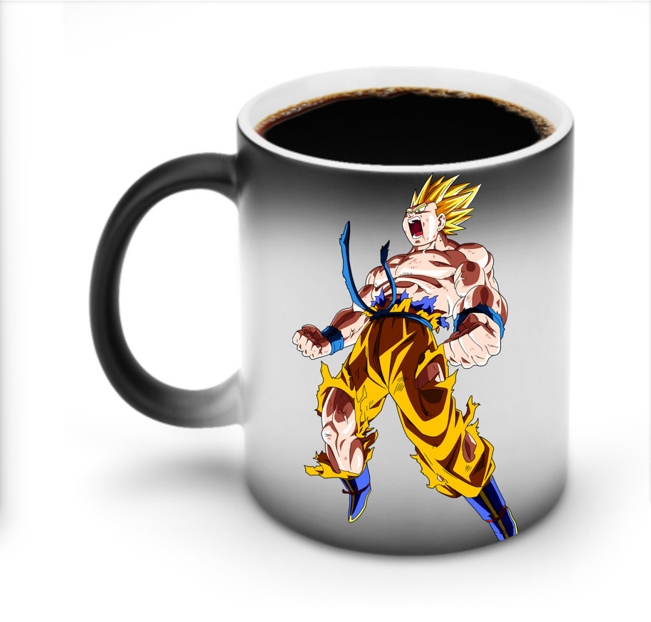 （画像用） ドラゴンボール 孫悟空（そん ごくう）Son Goku カカロット DRAGON BALL Kakarotto 温度変色マグカップ