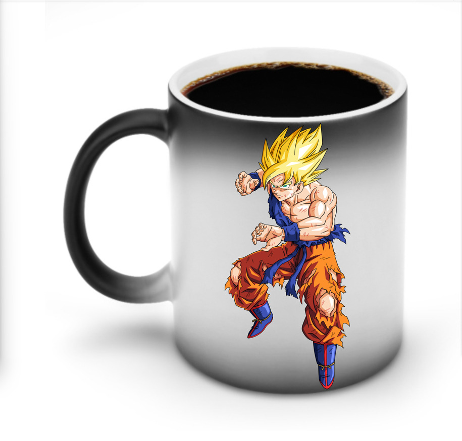 （画像用） ドラゴンボール 孫悟空（そん ごくう）Son Goku カカロット DRAGON BALL Kakarotto 温度変色マグカップ