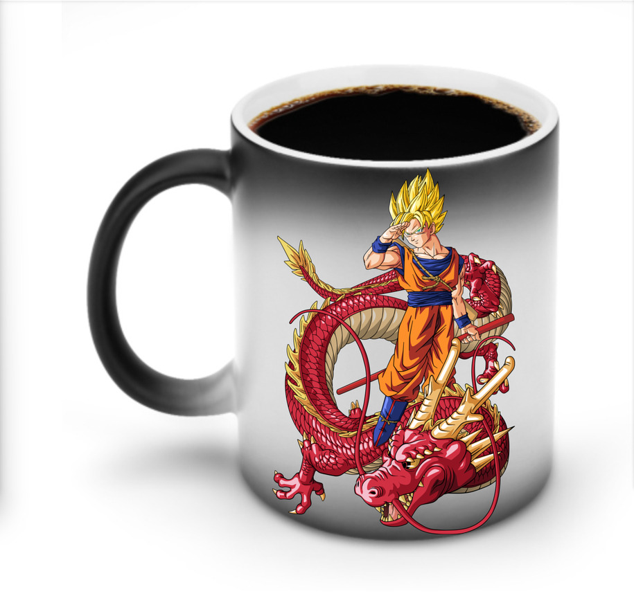 （画像用） ドラゴンボール 孫悟空（そん ごくう）Son Goku カカロット DRAGON BALL Kakarotto 温度変色マグカップ