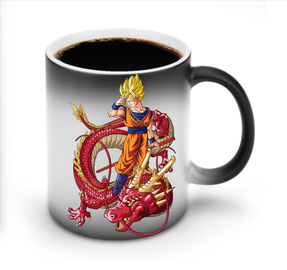 （画像用） ドラゴンボール 孫悟空（そん ごくう）Son Goku カカロット DRAGON BALL Kakarotto 温度変色マグカップ