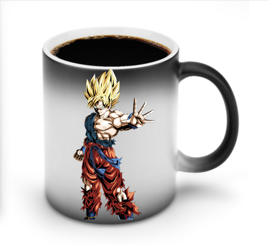 （画像用） ドラゴンボール 孫悟空（そん ごくう）Son Goku カカロット DRAGON BALL Kakarotto 温度変色マグカップ