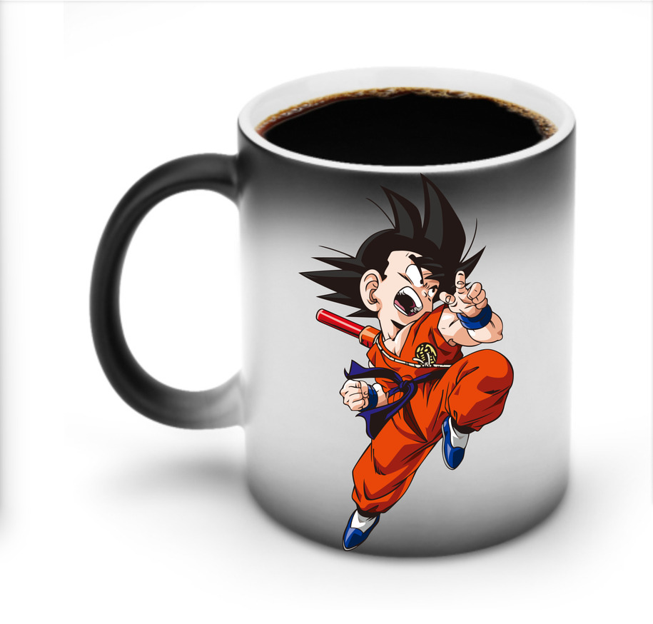 （画像用） ドラゴンボール 孫悟空（そん ごくう）Son Goku カカロット DRAGON BALL Kakarotto 温度変色マグカップ