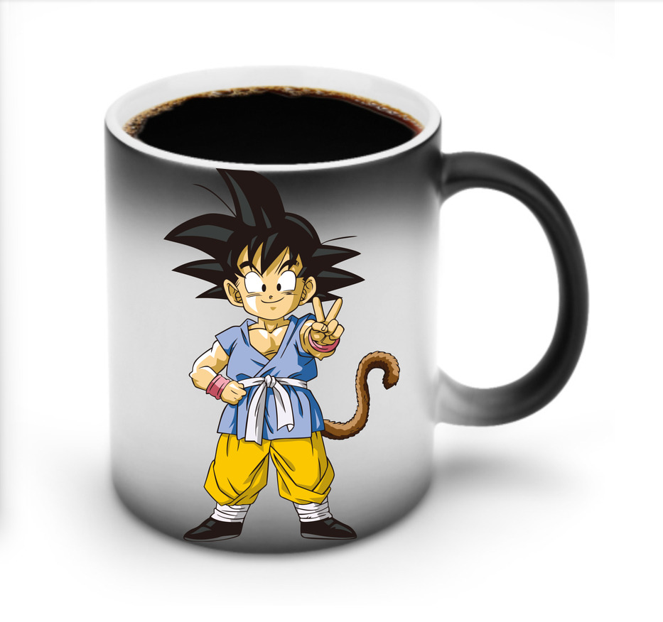 （画像用） ドラゴンボール 孫悟空（そん ごくう）Son Goku カカロット DRAGON BALL Kakarotto 温度変色マグカップ