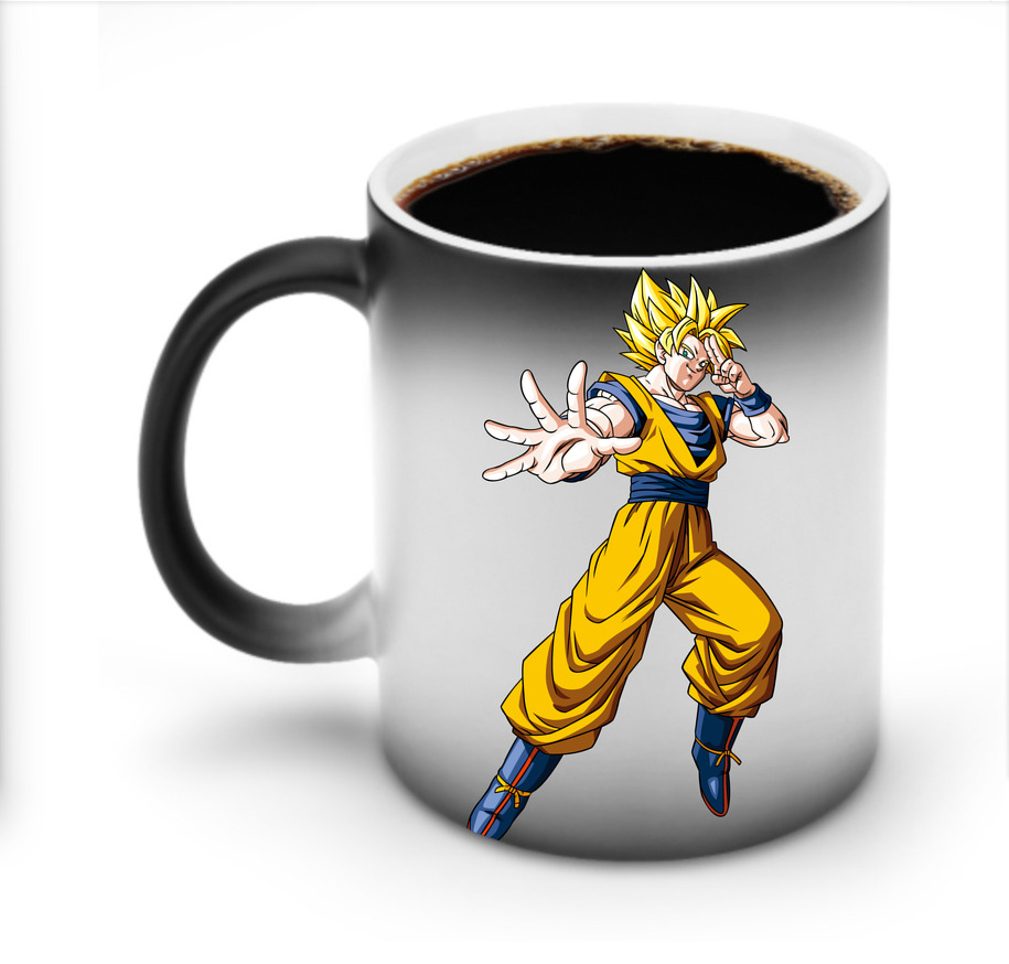 （画像用） ドラゴンボール 孫悟空（そん ごくう）Son Goku カカロット DRAGON BALL Kakarotto 温度変色マグカップ
