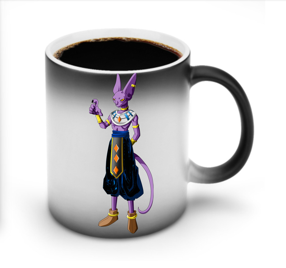 （画像用） ドラゴンボール ビルス 破壊神ビルス DRAGON BALL Beerus Birusu 温度変色マグカップ