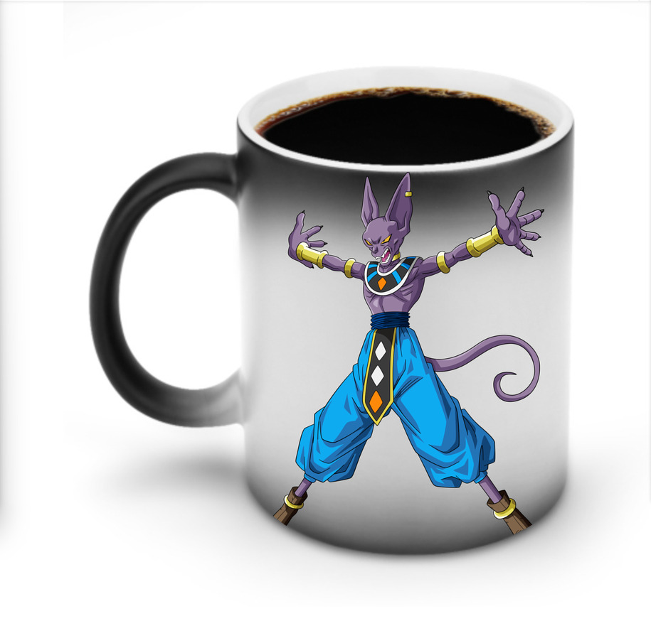 （画像用） ドラゴンボール ビルス 破壊神ビルス DRAGON BALL Beerus Birusu 温度変色マグカップ