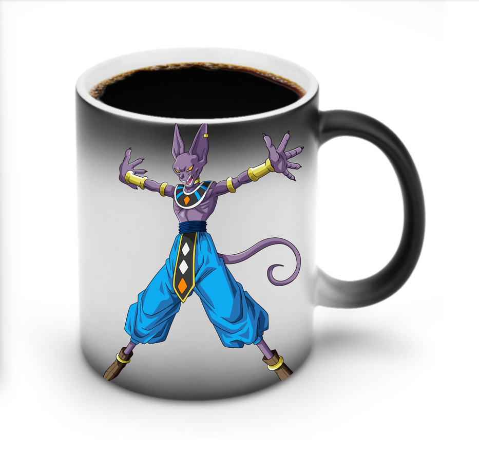 （画像用） ドラゴンボール ビルス 破壊神ビルス DRAGON BALL Beerus Birusu 温度変色マグカップ