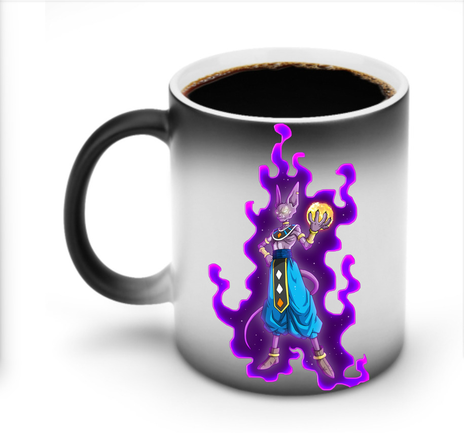 （画像用） ドラゴンボール ビルス 破壊神ビルス DRAGON BALL Beerus Birusu 温度変色マグカップ