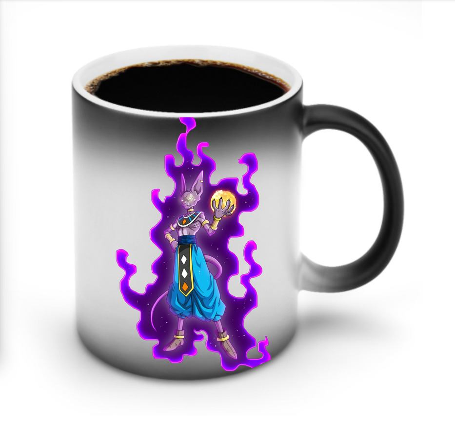 （画像用） ドラゴンボール ビルス 破壊神ビルス DRAGON BALL Beerus Birusu 温度変色マグカップ