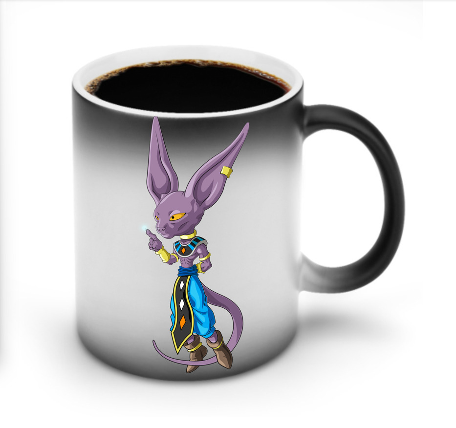 （画像用） ドラゴンボール ビルス 破壊神ビルス DRAGON BALL Beerus Birusu 温度変色マグカップ