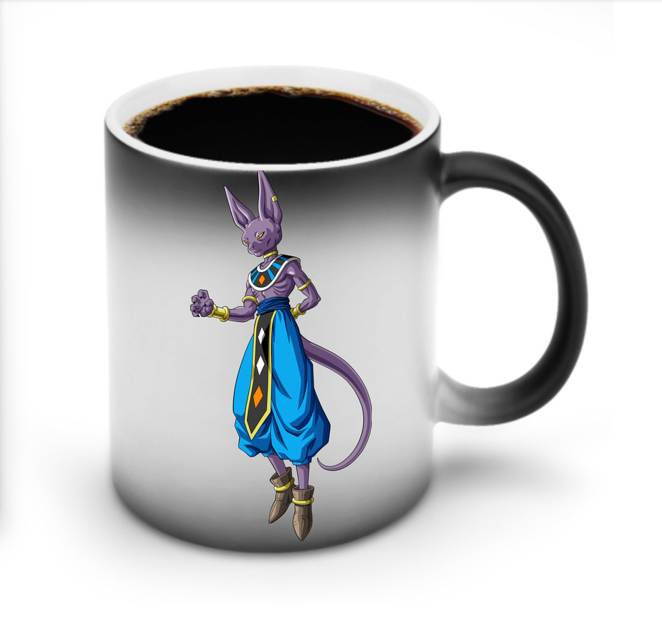 （画像用） ドラゴンボール ビルス 破壊神ビルス DRAGON BALL Beerus Birusu 温度変色マグカップ
