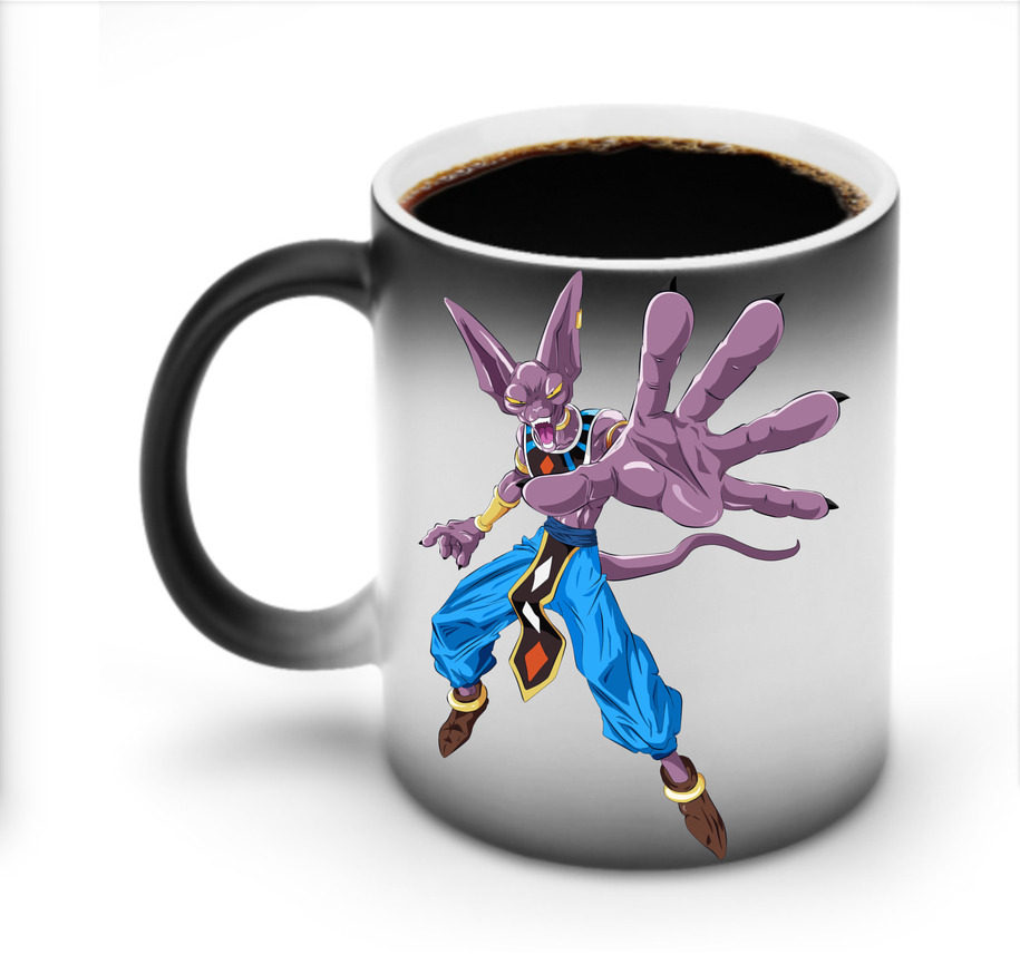 （画像用） ドラゴンボール ビルス 破壊神ビルス DRAGON BALL Beerus Birusu 温度変色マグカップ