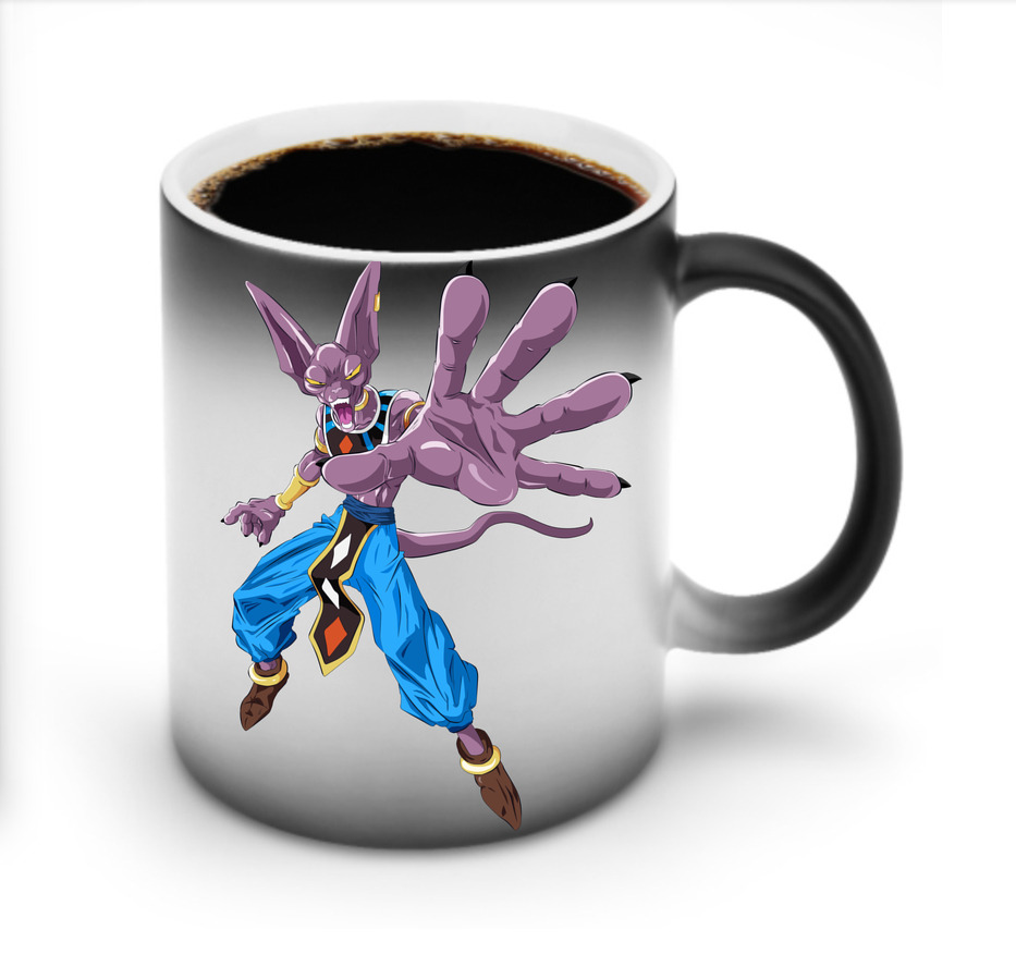 （画像用） ドラゴンボール ビルス 破壊神ビルス DRAGON BALL Beerus Birusu 温度変色マグカップ