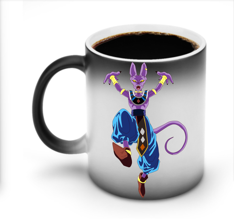 （画像用） ドラゴンボール ビルス 破壊神ビルス DRAGON BALL Beerus Birusu 温度変色マグカップ