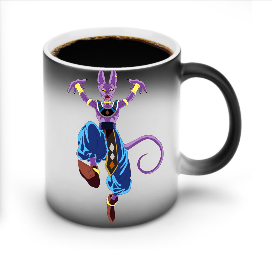 （画像用） ドラゴンボール ビルス 破壊神ビルス DRAGON BALL Beerus Birusu 温度変色マグカップ