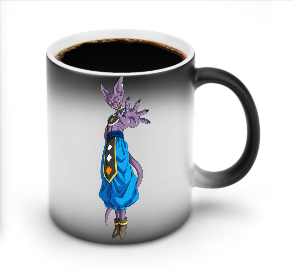 （画像用） ドラゴンボール ビルス 破壊神ビルス DRAGON BALL Beerus Birusu 温度変色マグカップ