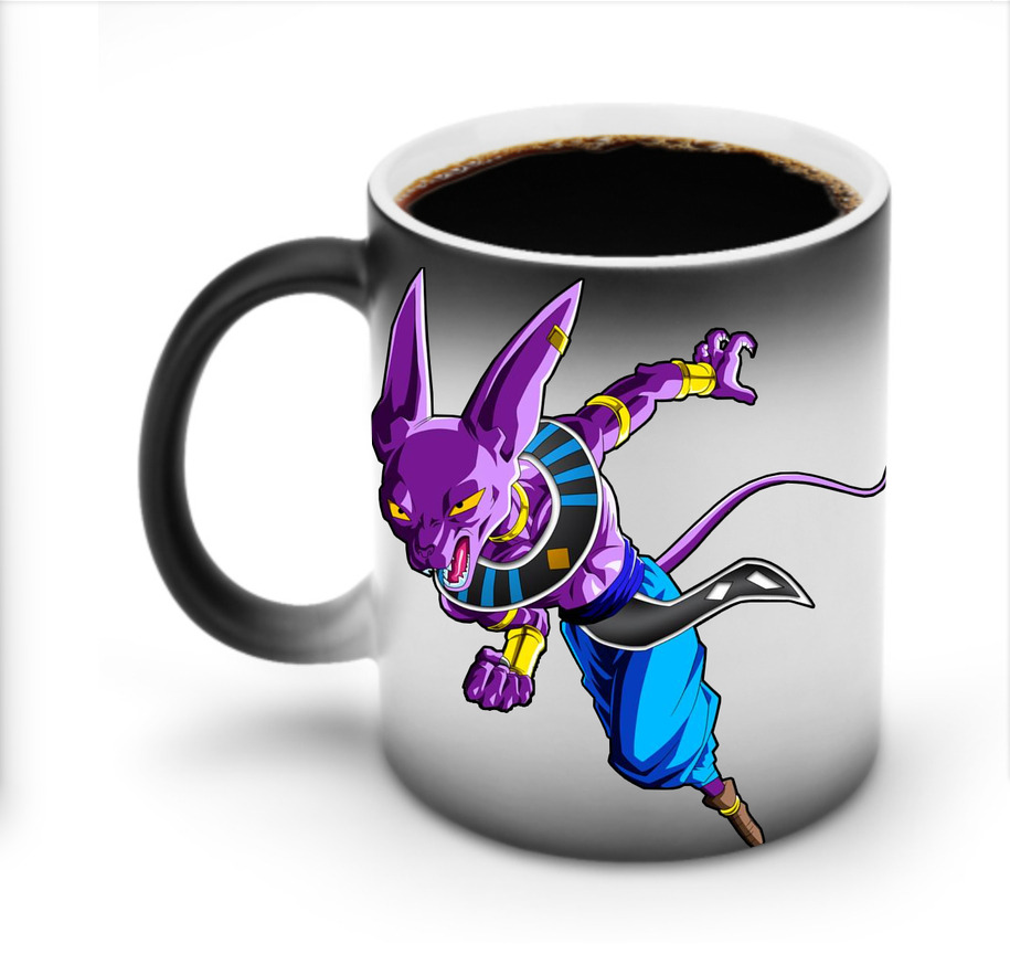 （画像用） ドラゴンボール ビルス 破壊神ビルス DRAGON BALL Beerus Birusu 温度変色マグカップ