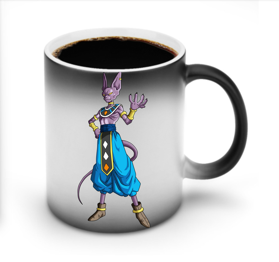 （画像用） ドラゴンボール ビルス 破壊神ビルス DRAGON BALL Beerus Birusu 温度変色マグカップ