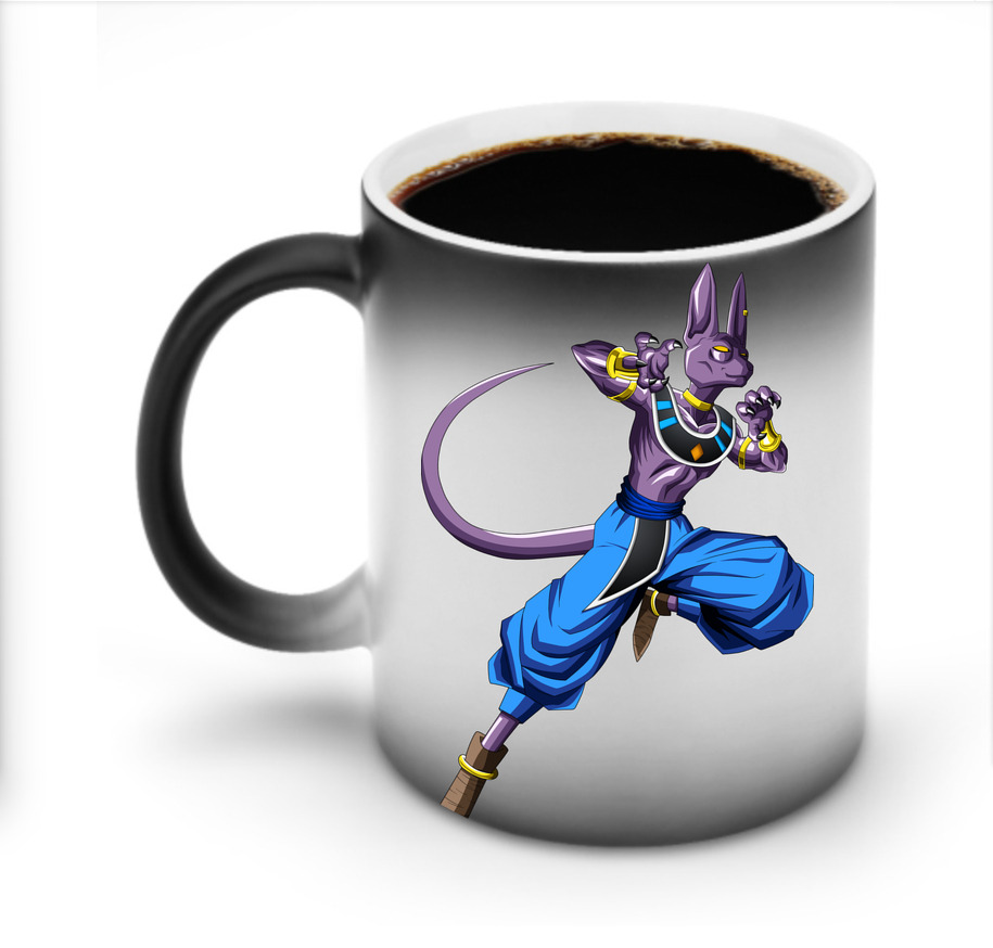 （画像用） ドラゴンボール ビルス 破壊神ビルス DRAGON BALL Beerus Birusu 温度変色マグカップ