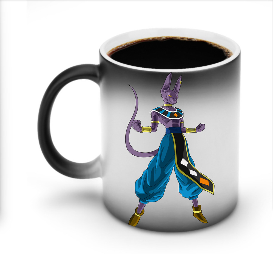 （画像用） ドラゴンボール ビルス 破壊神ビルス DRAGON BALL Beerus Birusu 温度変色マグカップ