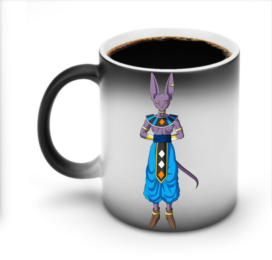 （画像用） ドラゴンボール ビルス 破壊神ビルス DRAGON BALL Beerus Birusu 温度変色マグカップ