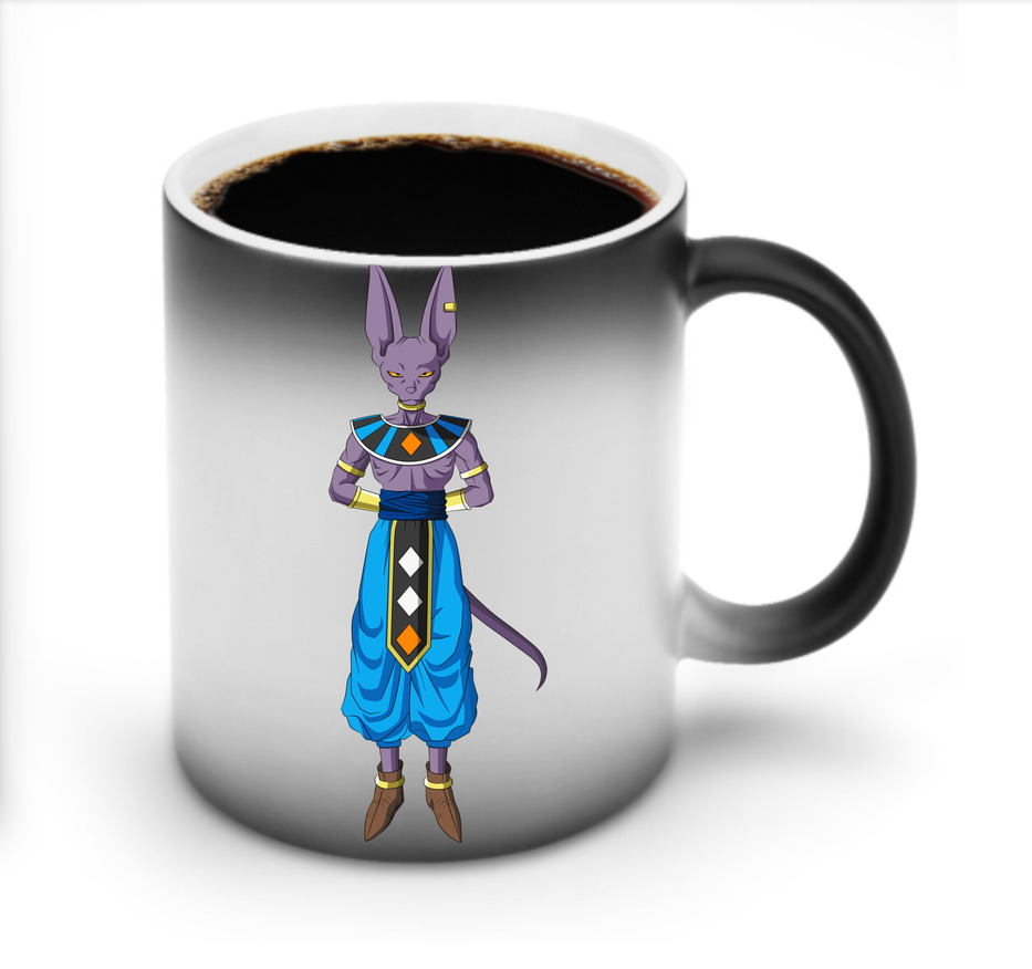 （画像用） ドラゴンボール ビルス 破壊神ビルス DRAGON BALL Beerus Birusu 温度変色マグカップ