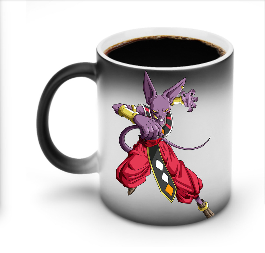 （画像用） ドラゴンボール ビルス 破壊神ビルス DRAGON BALL Beerus Birusu 温度変色マグカップ