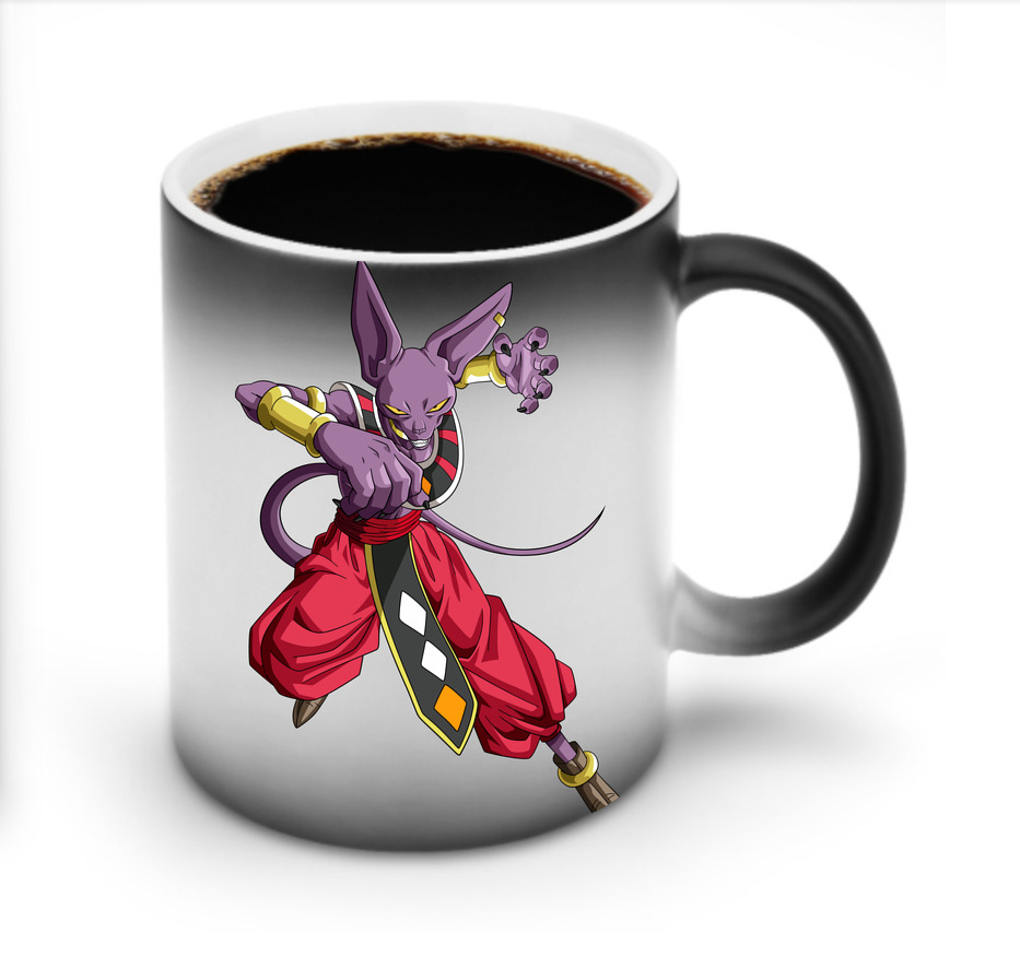 （画像用） ドラゴンボール ビルス 破壊神ビルス DRAGON BALL Beerus Birusu 温度変色マグカップ