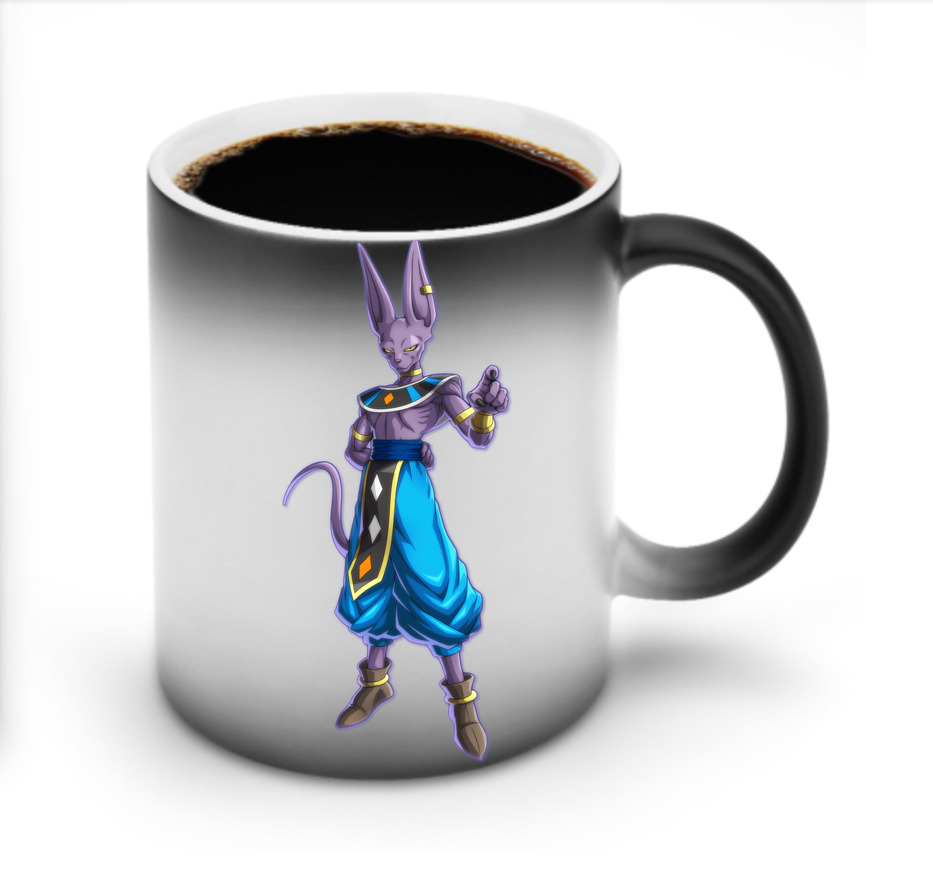 （画像用） ドラゴンボール ビルス 破壊神ビルス DRAGON BALL Beerus Birusu 温度変色マグカップ