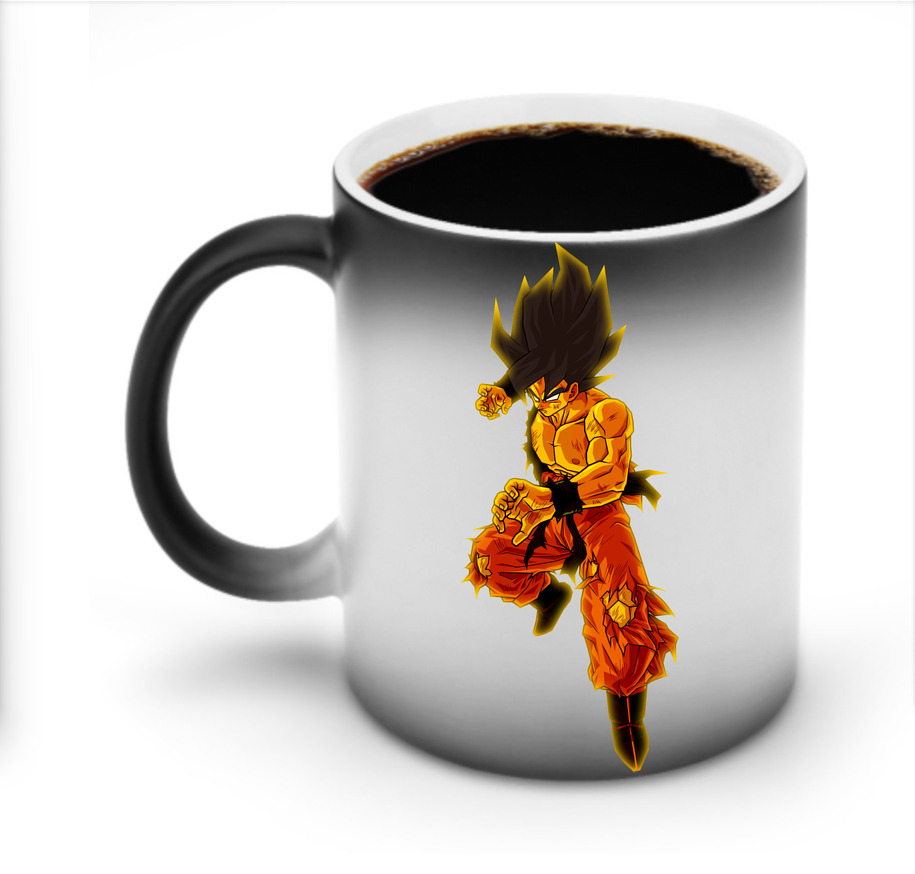 （画像用） ドラゴンボール 孫 悟飯（そんごはん）DRAGON BALL Son Gohan 温度変色マグカップ