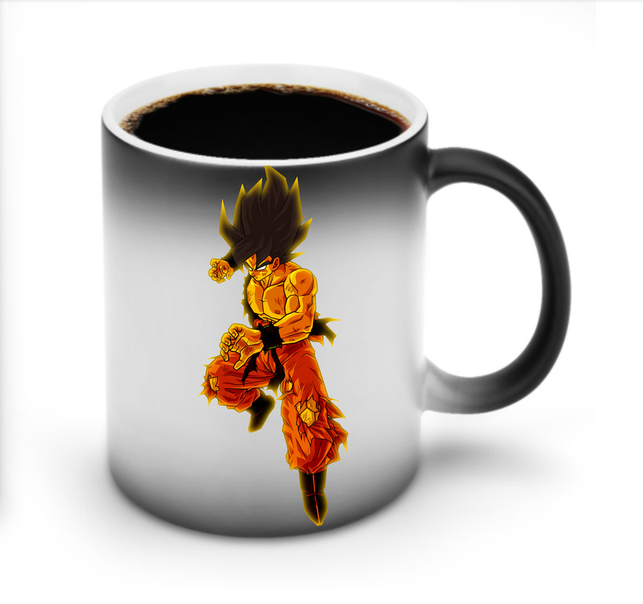 （画像用） ドラゴンボール 孫 悟飯（そんごはん）DRAGON BALL Son Gohan 温度変色マグカップ