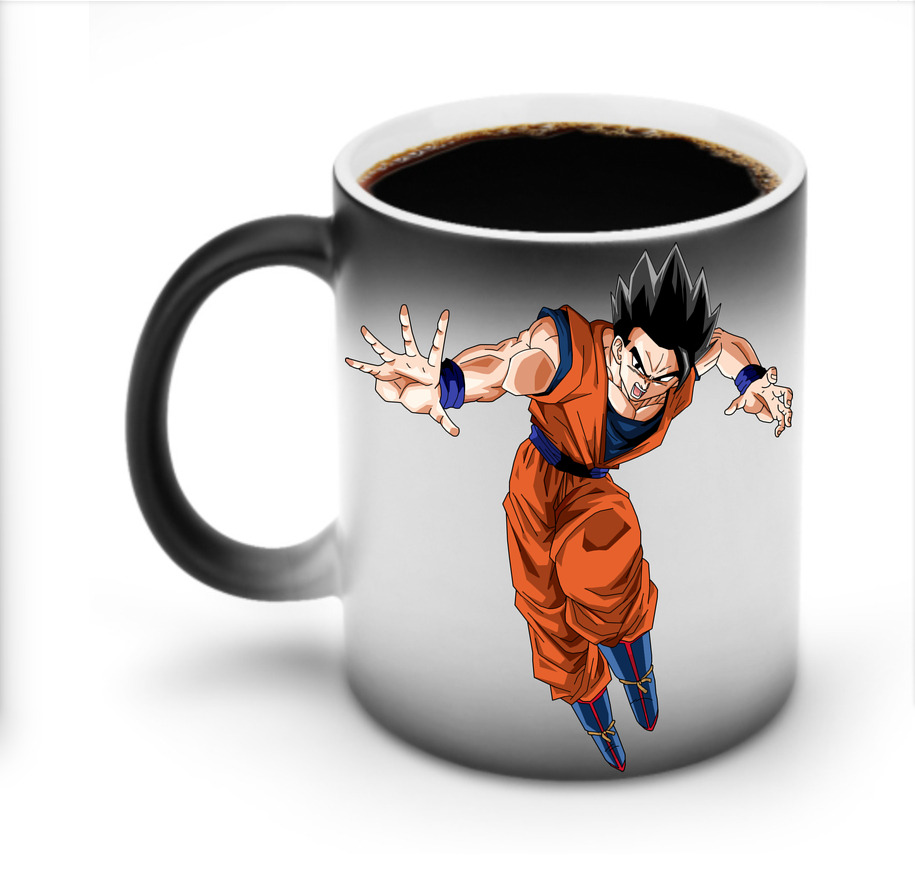 （画像用） ドラゴンボール 孫 悟飯（そんごはん）DRAGON BALL Son Gohan 温度変色マグカップ