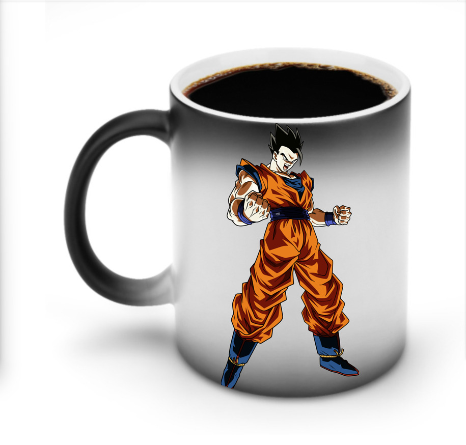 （画像用） ドラゴンボール 孫 悟飯（そんごはん）DRAGON BALL Son Gohan 温度変色マグカップ