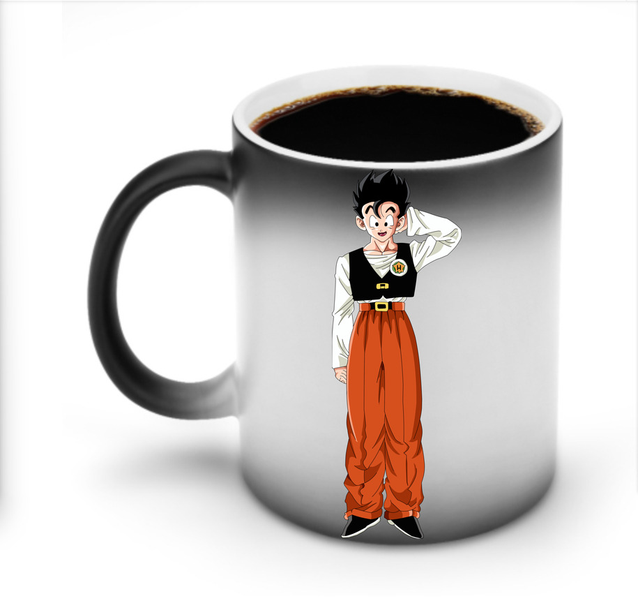 （画像用） ドラゴンボール 孫 悟飯（そんごはん）DRAGON BALL Son Gohan 温度変色マグカップ