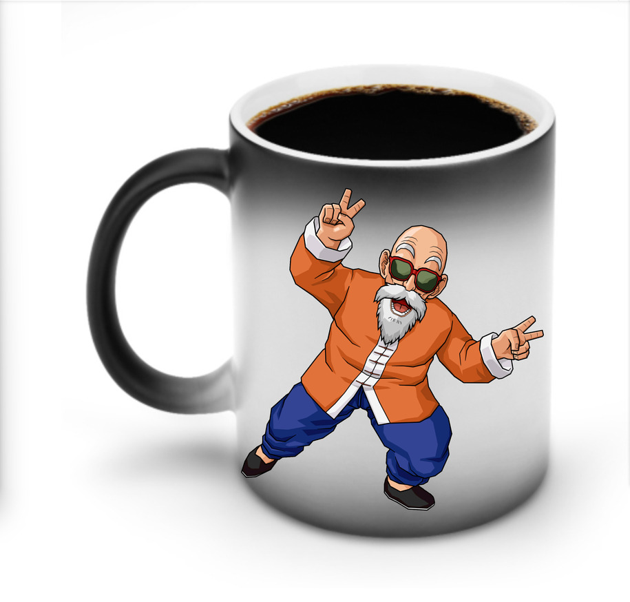 （画像用） ドラゴンボール 亀仙人（かめせんにん） DRAGON BALL Master Roshi Kame Sennin 温度変色マグカップ