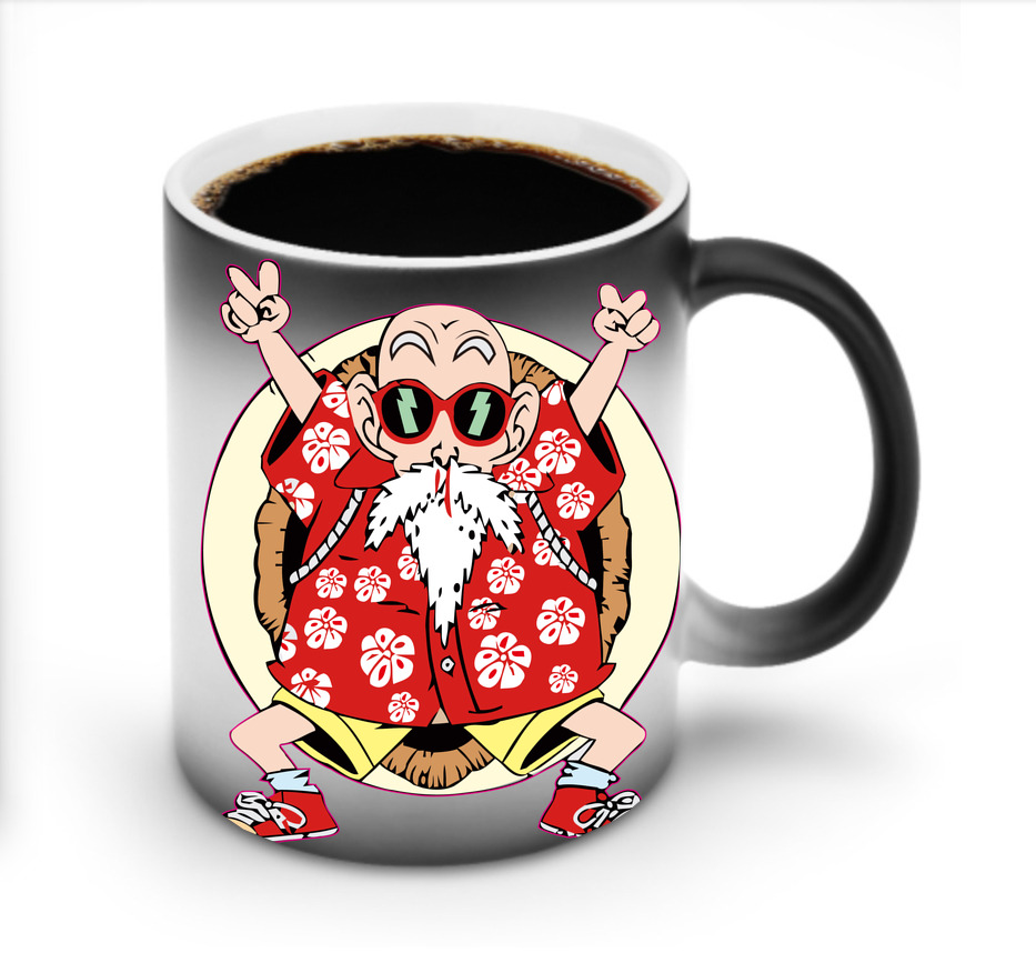 （画像用） ドラゴンボール 亀仙人（かめせんにん） DRAGON BALL Master Roshi Kame Sennin 温度変色マグカップ