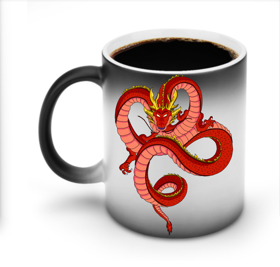 （画像用） ドラゴンボール 神龍 シェンロン DRAGON BALL Shenron 温度変色マグカップ