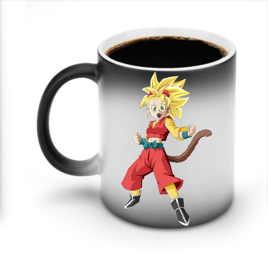 （画像用） ドラゴンボール カリフラ DRAGON BALL Caulifla 温度変色マグカップ