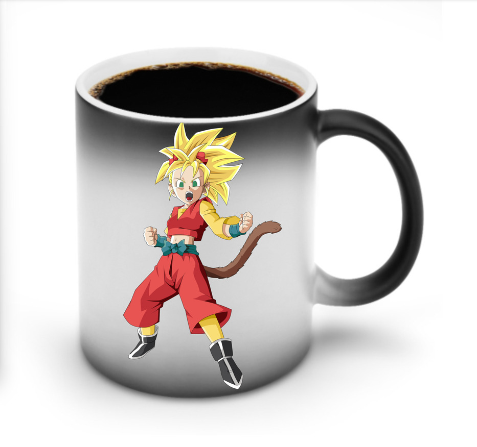 （画像用） ドラゴンボール カリフラ DRAGON BALL Caulifla 温度変色マグカップ