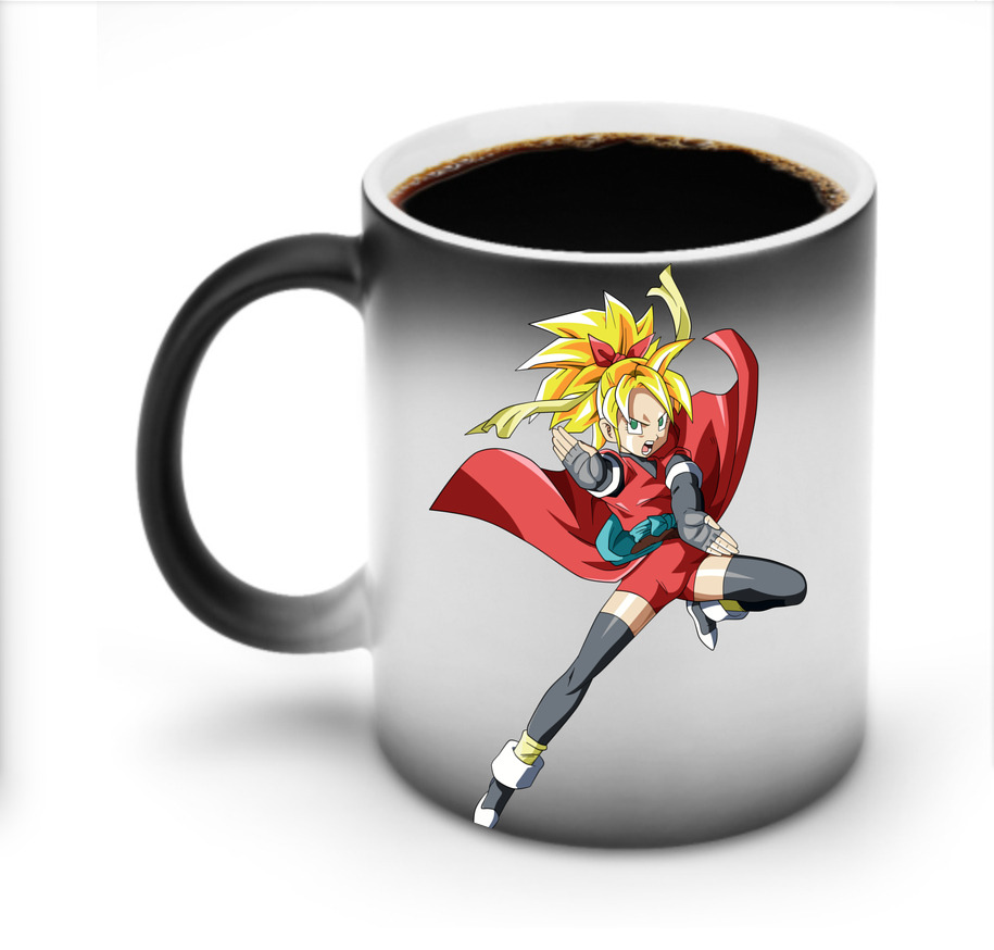 （画像用） ドラゴンボール カリフラ DRAGON BALL Caulifla 温度変色マグカップ